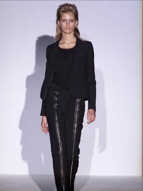 Gucci by Tom Ford 2001 black camisole tulle